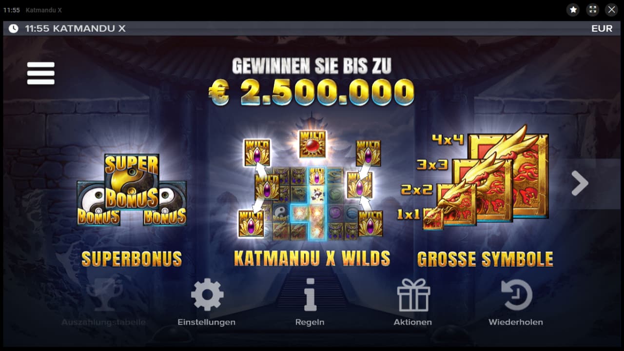 Katmandu X Casino Spiele