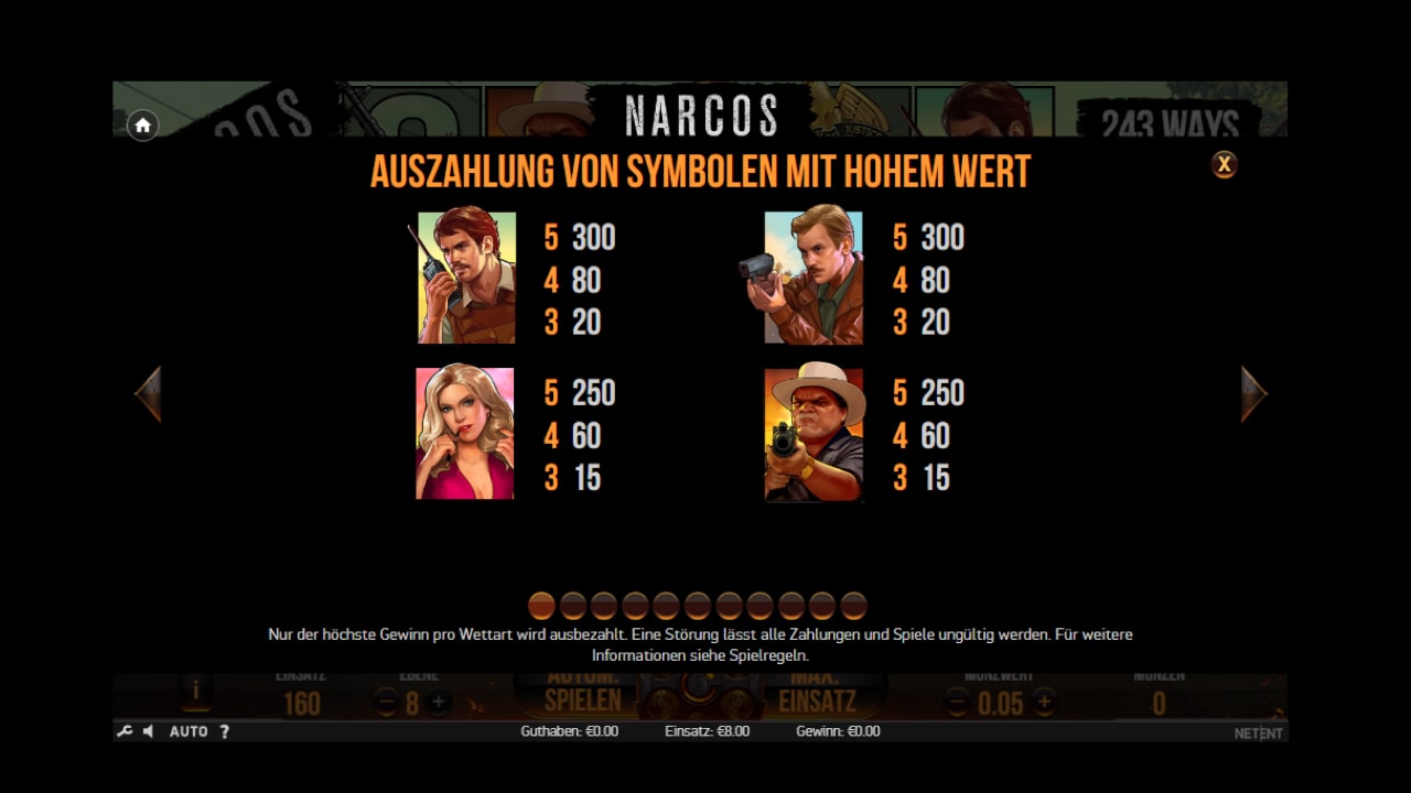 Narcos Online Slot