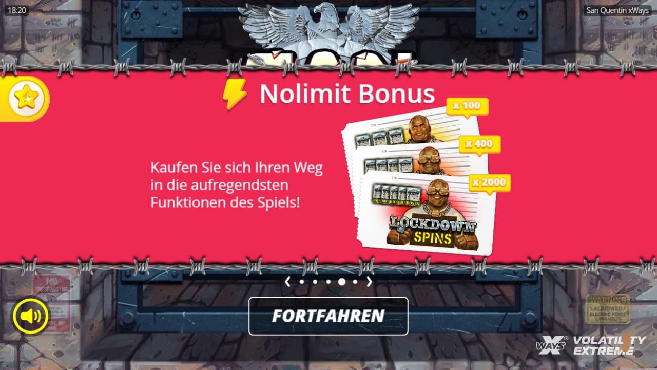 San Quentin xWays Slot RTP