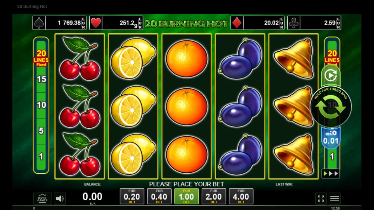 20 Burning Hot Slot